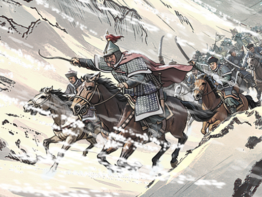 为博物馆绘制场景画、连环画、壁画。装饰画