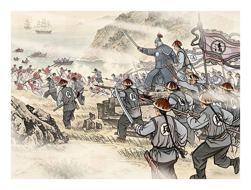 为博物馆绘制场景画、连环画、壁画。装饰画（图ZNDA5ODEyNTA4） - 绘画 - 站酷设计师杨越绘画原创素材 - 站酷ZCOOL