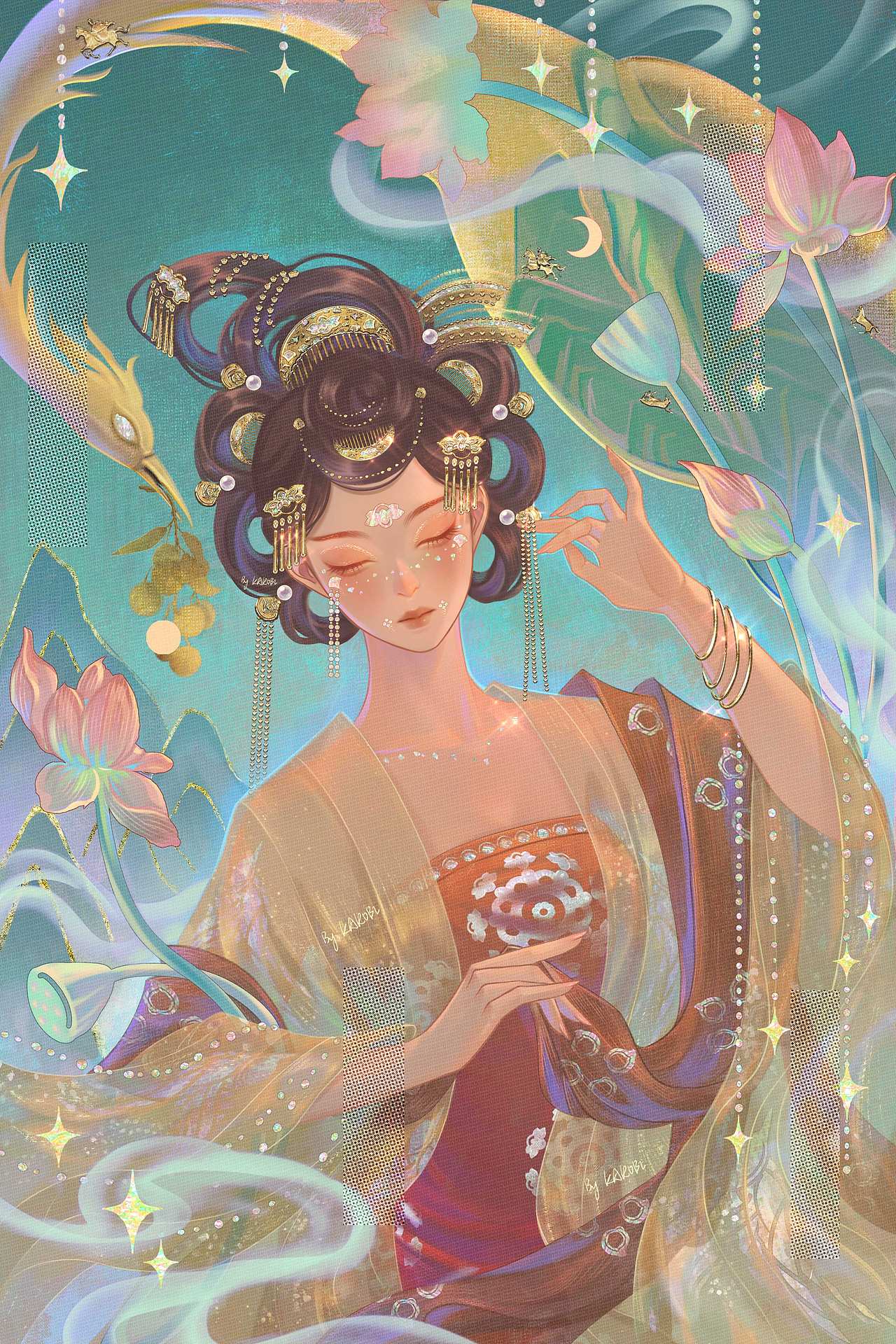 非遗螺钿（图ZNDA5ODE3MDc2） - 创作习作 - 站酷设计师大吉大利KARO宝原创素材 - 站酷ZCOOL