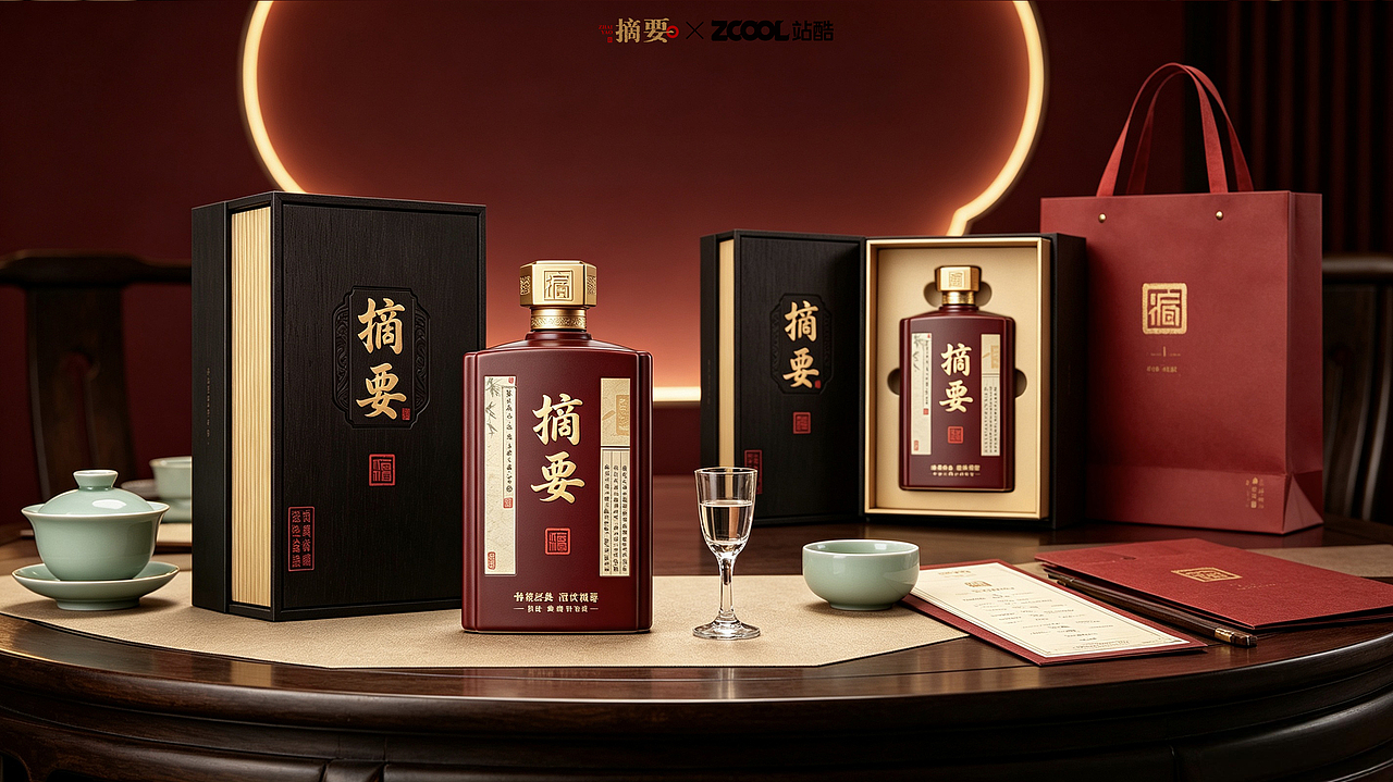 摘要·秋望双支礼盒(图ZNDA5ODI1ODQw) - 产品 - 站酷设计师IssueBeam原创素材 - 站酷ZCOOL