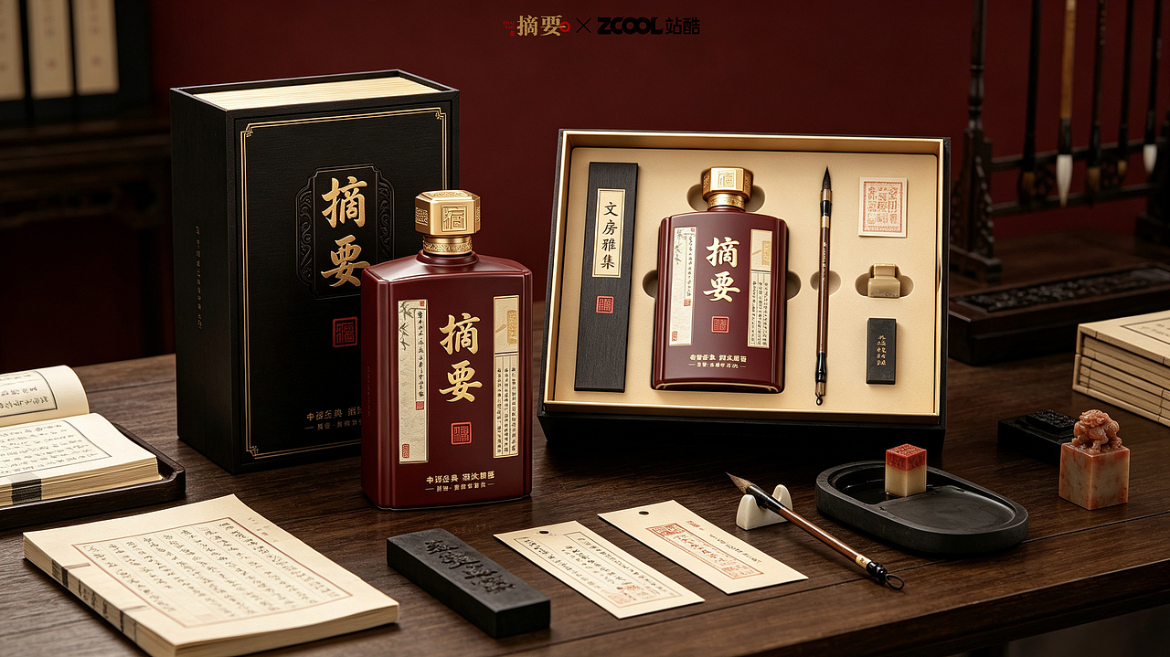 摘要·秋望双支礼盒(图ZNDA5ODI1ODQ0) - 产品 - 站酷设计师IssueBeam原创素材 - 站酷ZCOOL