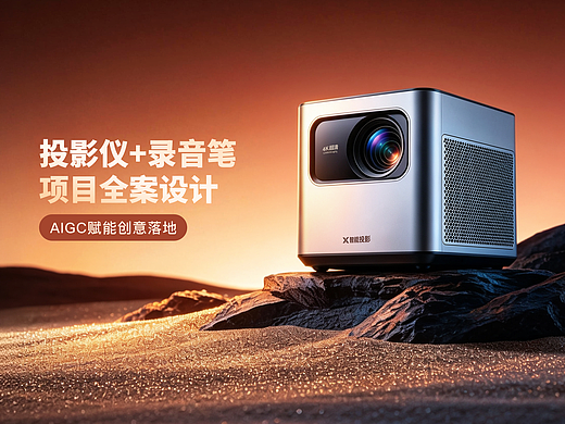 投影仪+录音笔项目全案设计