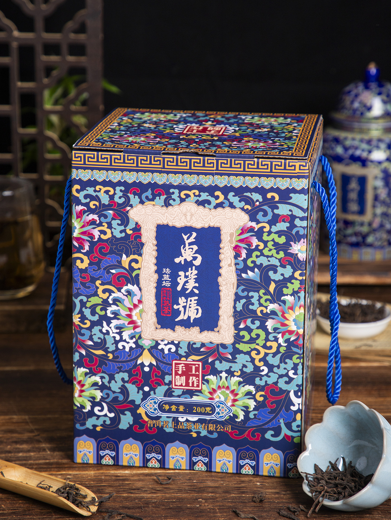 有间|万璞号 “景泰蓝” 2018老树普洱（图ZNDA5ODMzNzYw） - 产品摄影 - 站酷设计师有间图片社原创素材 - 站酷ZCOOL