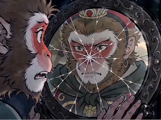 《镜中人》AI 动画短片