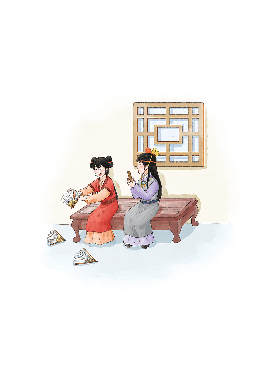 红楼梦插图内页（图ZNDA5ODQ5MjYw） - 儿童插画 - 站酷设计师金梧瞳原创素材 - 站酷ZCOOL