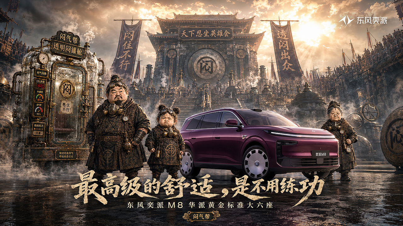 东风奕派 M8《天下忍坐英雄会》（图ZNDA5ODY0MDk2） - AI作品 - 站酷设计师fendiczhu原创素材 - 站酷ZCOOL