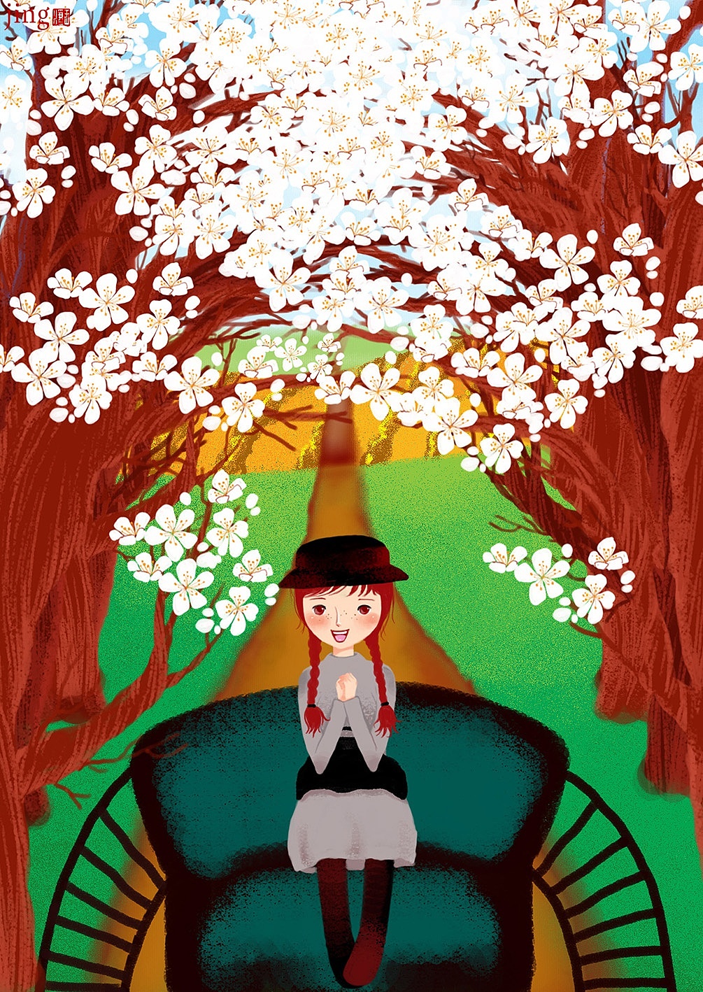 85幅儿童插画 安妮系列（图ZNDA5ODU0NDg4） - 儿童插画 - 站酷设计师画儿晴天原创素材 - 站酷ZCOOL