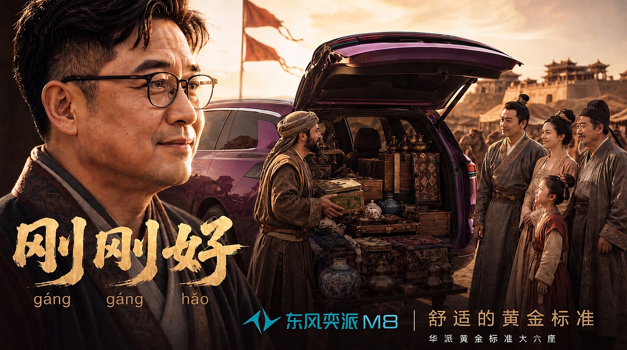这才是“gáng gáng hǎo”的黄金标准【东风奕派M8】(图ZNDA5ODU3MTcy) - AI作品 - 站酷设计师北京扑棱蛾子原创素材 - 站酷ZCOOL