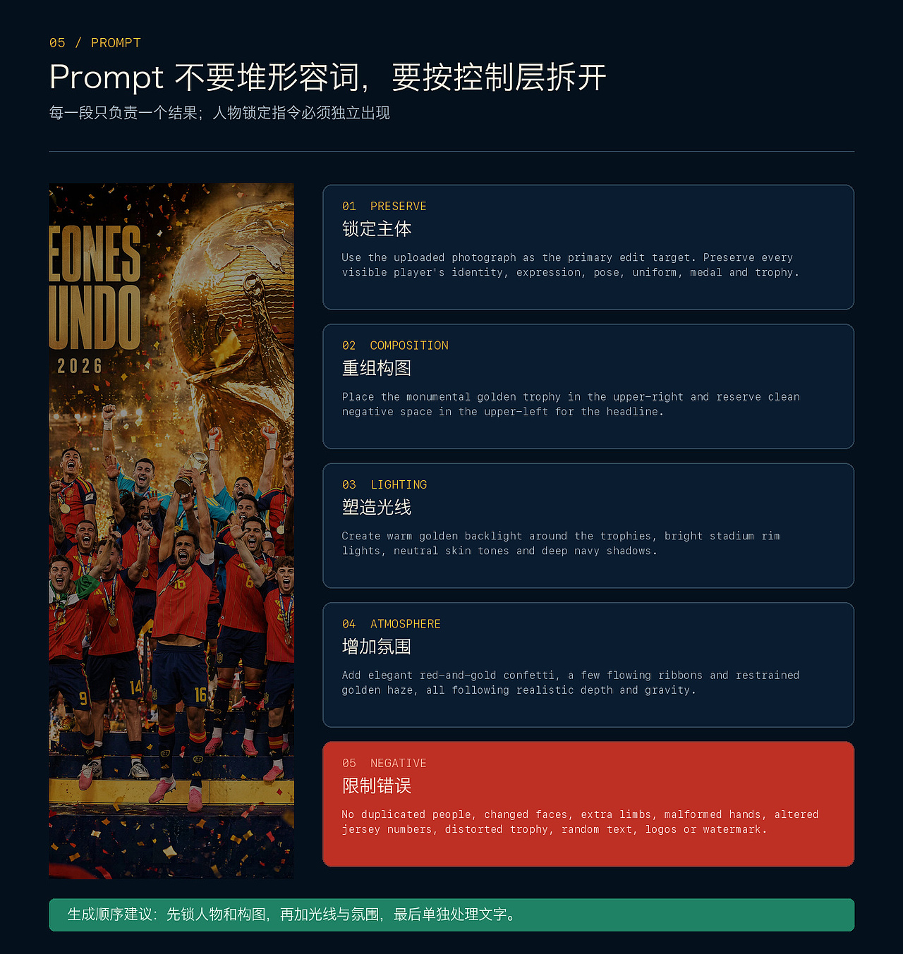 从照片到冠军海报:我是如何用AI重塑西班牙夺冠瞬间的(图ZNDA5ODYxOTMy) - AI作品 - 站酷设计师Wild说AI原创素材 - 站酷ZCOOL
