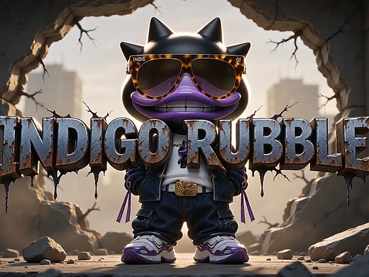 INDIGO RUBBLE—靛蓝废墟