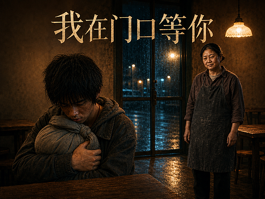 我在门口等你