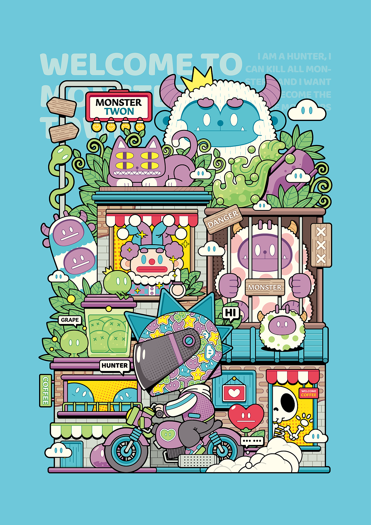 7月作品整理（图ZNDA5ODgwNzk2） - 商业插画 - 站酷设计师狂奔的包子插画铺原创素材 - 站酷ZCOOL