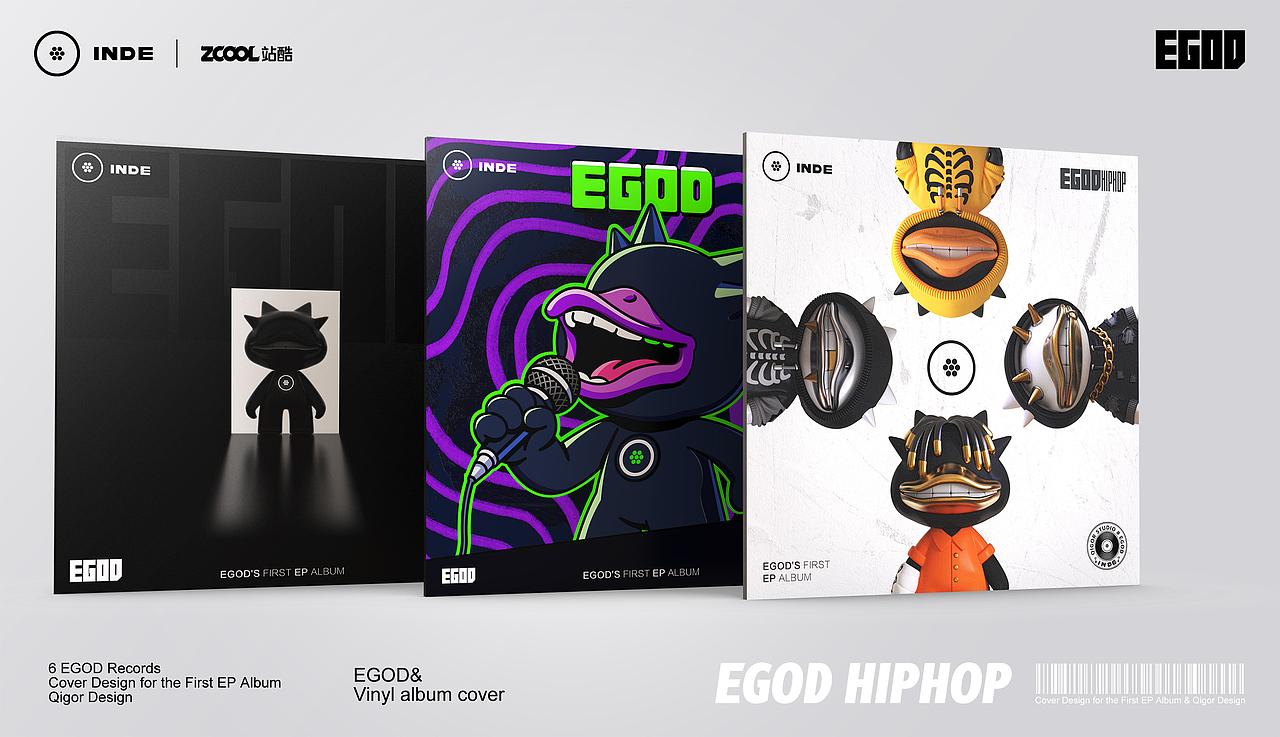 EGOD首张EP封面设计（图ZNDA5ODg4NzUy） - 包装 - 站酷设计师奇果QIGOR原创素材 - 站酷ZCOOL