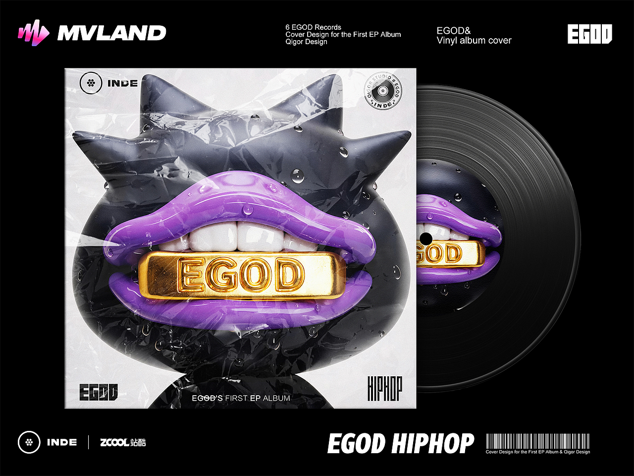 EGOD首张EP封面设计（图ZNDA5ODg4NzIw） - 包装 - 站酷设计师奇果QIGOR原创素材 - 站酷ZCOOL