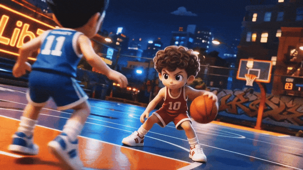 【HOOP ROUND】皮克斯风格动画（图ZNDA5OTA0NzI0） - AI作品 - 站酷设计师JIOJIO焦焦原创素材 - 站酷ZCOOL