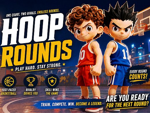 【HOOP ROUND】皮克斯风格动画