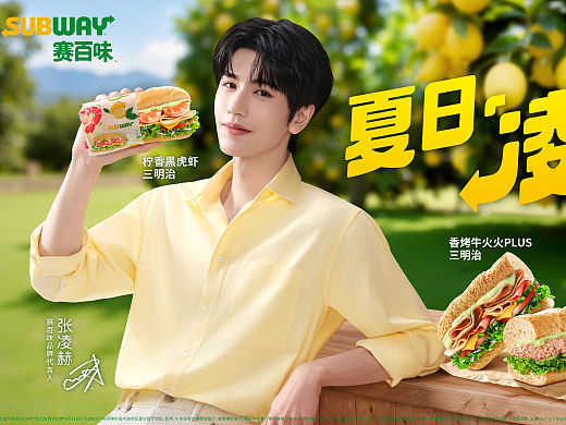 张凌赫 赛百味品牌广告代言