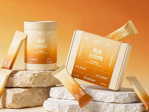 Enerbar燕麦谷物棒｜极简轻食包装全案