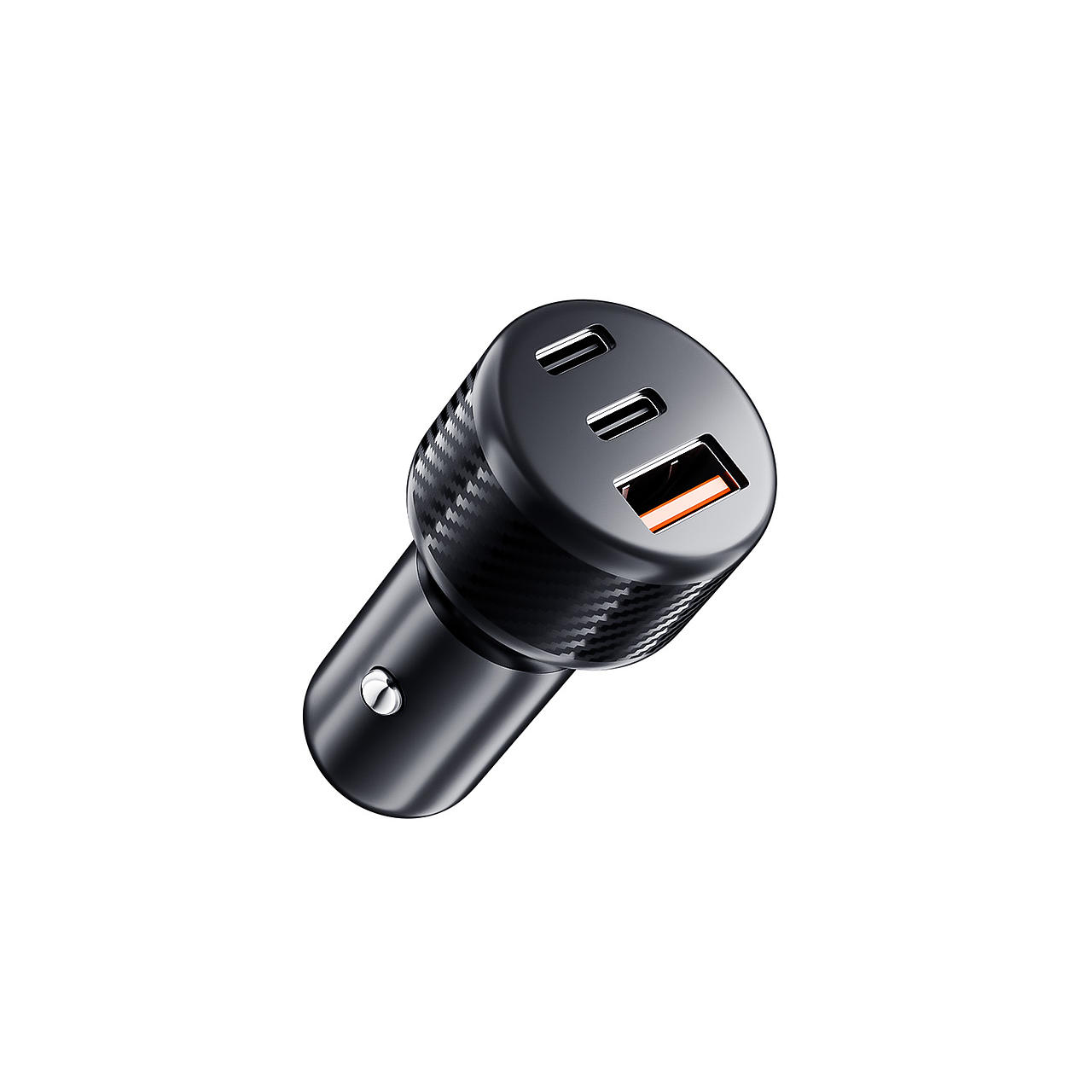 60W 三口快充车载充电器 | 产品三维视觉渲染(图ZNDA5OTQxNjMy) - 其他三维 - 站酷设计师北上未愿原创素材 - 站酷ZCOOL