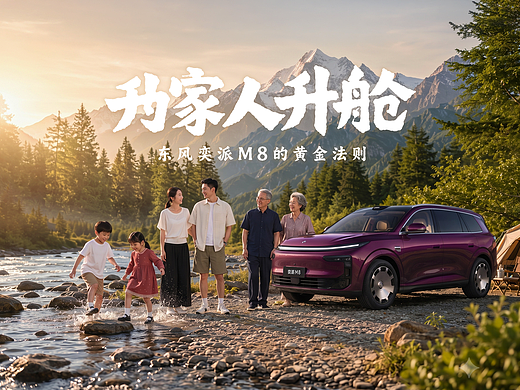 《为家人升舱》东风奕派M8丨AIGC