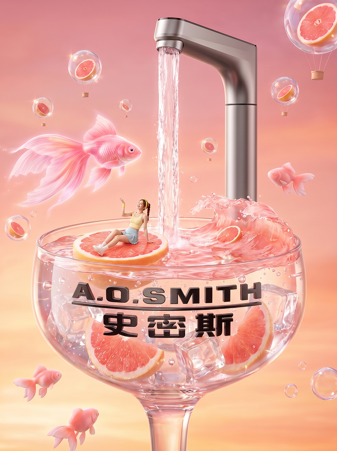 把夏天接进杯子里！6秒解锁夏日清凉🧊（图ZNDA5OTYxODUy） - AI作品 - 站酷设计师琵旦PIDAN原创素材 - 站酷ZCOOL