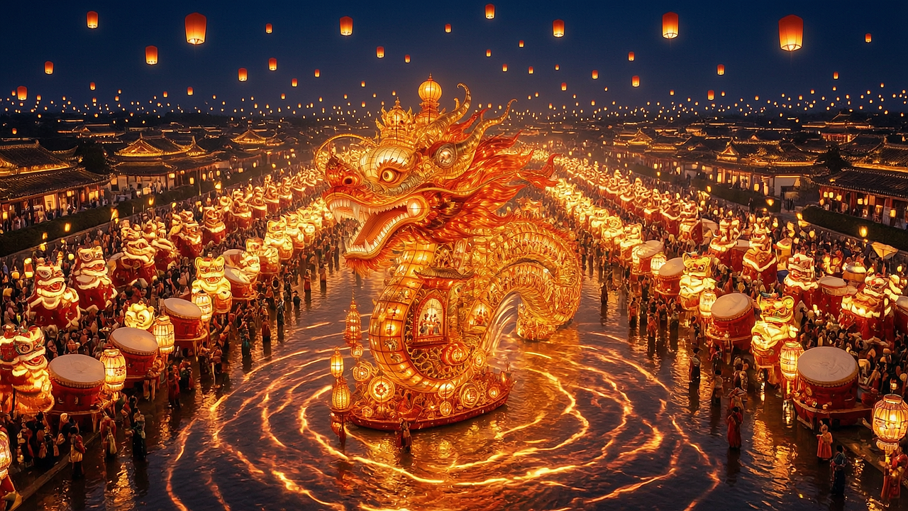 百戏灯城龙（图ZNDA5OTY0ODg0） - 宣传物料 - 站酷设计师xixihaha13原创素材 - 站酷ZCOOL