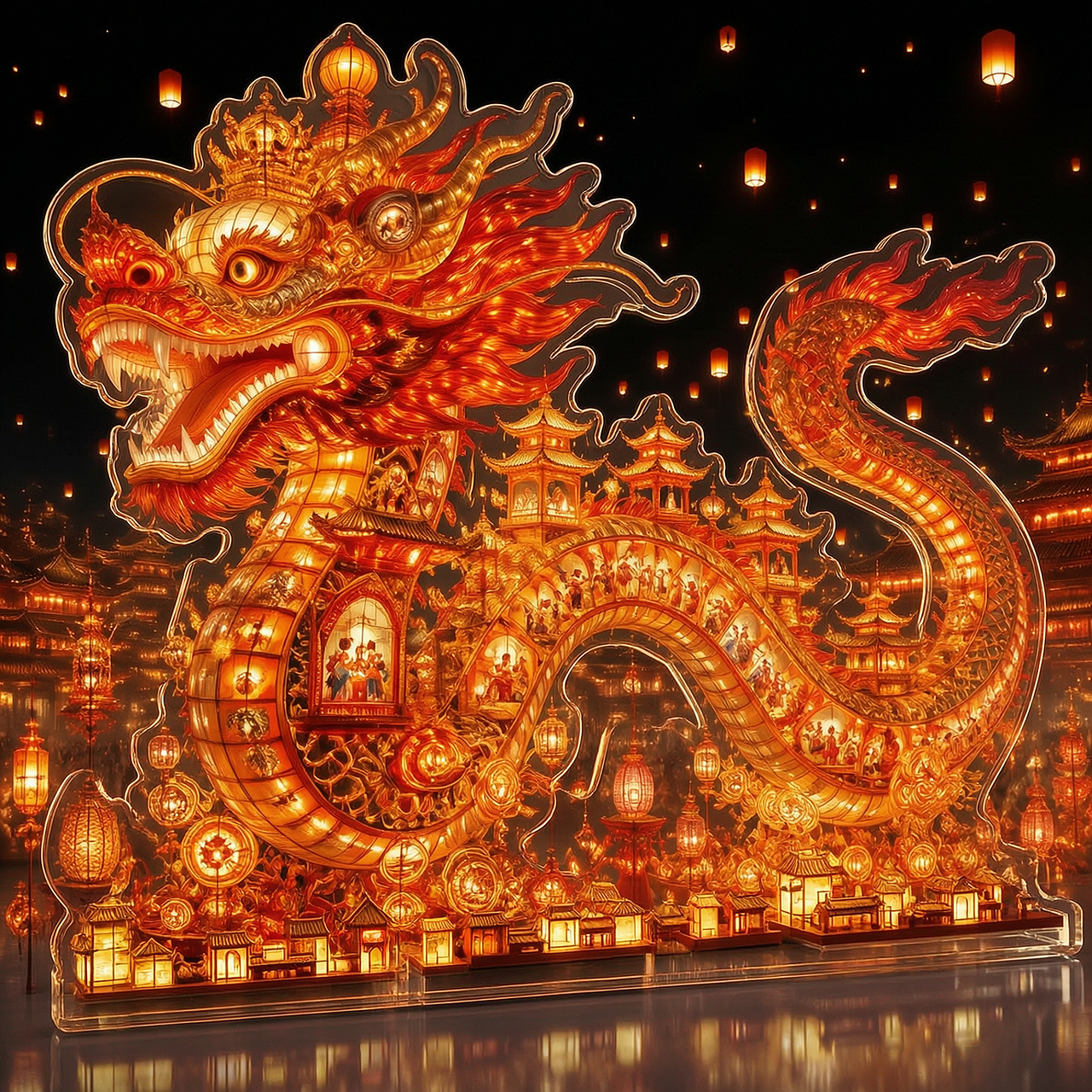 百戏灯城龙（图ZNDA5OTY0OTU2） - 宣传物料 - 站酷设计师xixihaha13原创素材 - 站酷ZCOOL