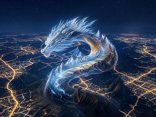 山河折光龙
