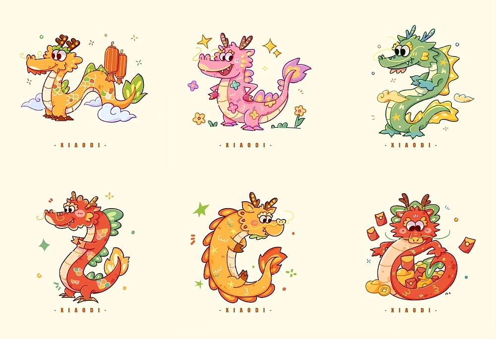 动物插画设计（图ZNDA5OTc2NDMy） - 商业插画 - 站酷设计师O小白白O原创素材 - 站酷ZCOOL