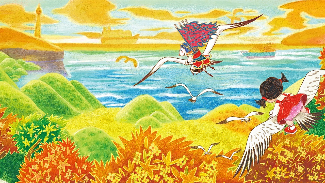 商业插画儿童绘本《中秋节》 | 全流程创作(已出版)(图ZNDA5OTgxODAw) - 绘本 - 站酷设计师番蛋FUNEGG原创素材 - 站酷ZCOOL