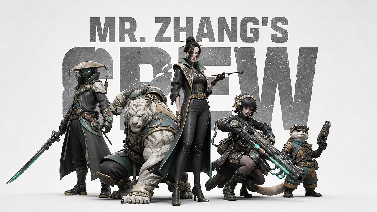 张先生猎人小队集结（图ZNDA5OTgzMzAw） - AI作品 - 站酷设计师张先生设计工作室原创素材 - 站酷ZCOOL