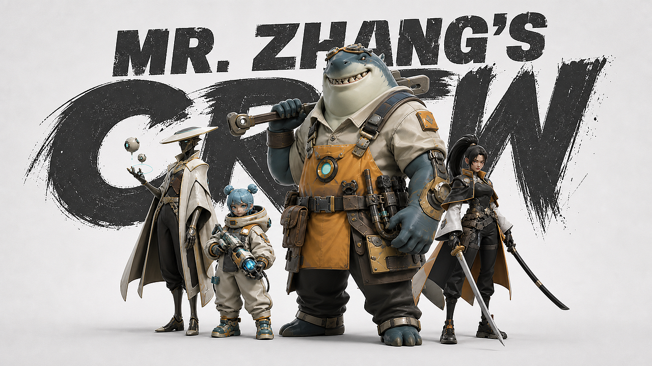 张先生猎人小队集结（图ZNDA5OTgzMzIw） - AI作品 - 站酷设计师张先生设计工作室原创素材 - 站酷ZCOOL
