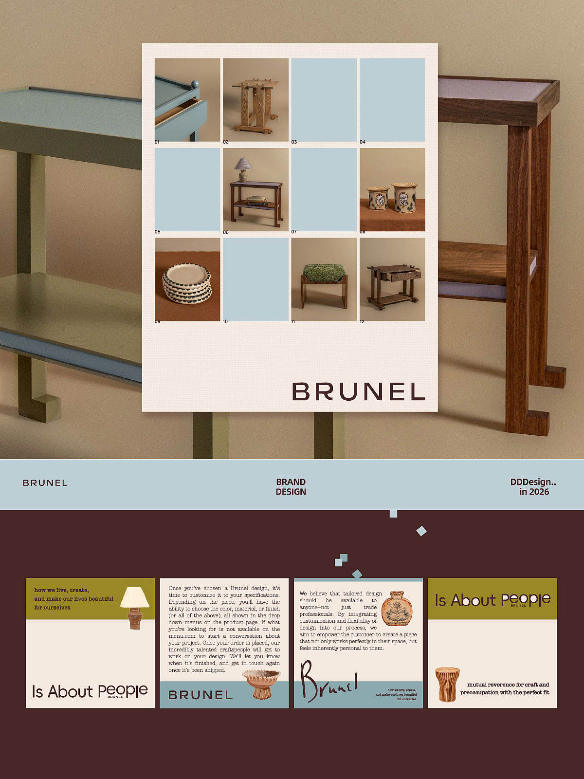 🛋️原创品牌VI设计分享|Brunel定制化家居品牌(图ZNDA5OTgzNjk2) - 品牌 - 站酷设计师DDDesignStudio原创素材 - 站酷ZCOOL