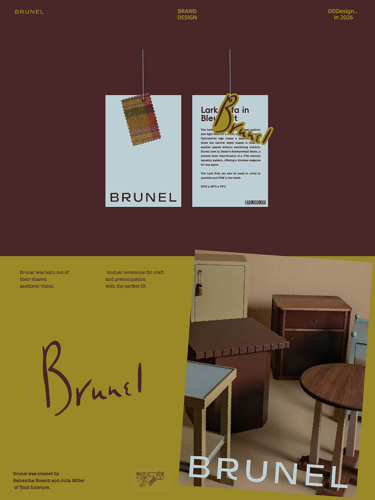 🛋️原创品牌VI设计分享|Brunel定制化家居品牌(图ZNDA5OTgzNzEy) - 品牌 - 站酷设计师DDDesignStudio原创素材 - 站酷ZCOOL