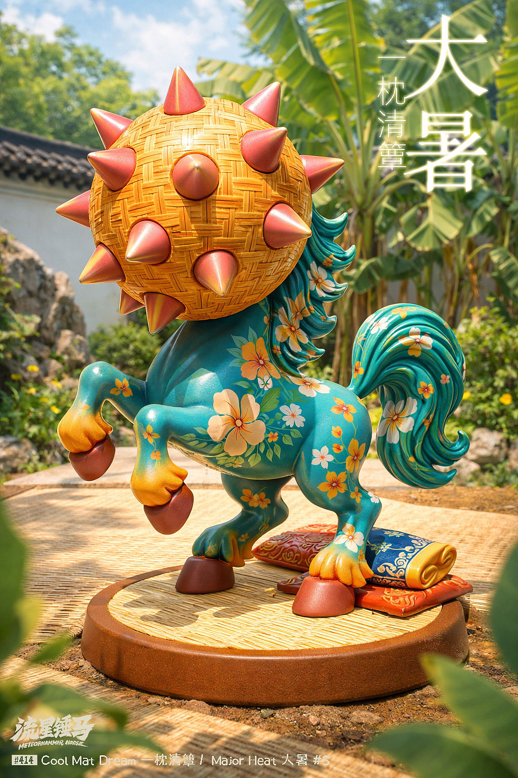 流星锤马·大暑（图ZNDA5OTg5NDY4） - 单幅漫画 - 站酷设计师Gwemo鸡毛原创素材 - 站酷ZCOOL