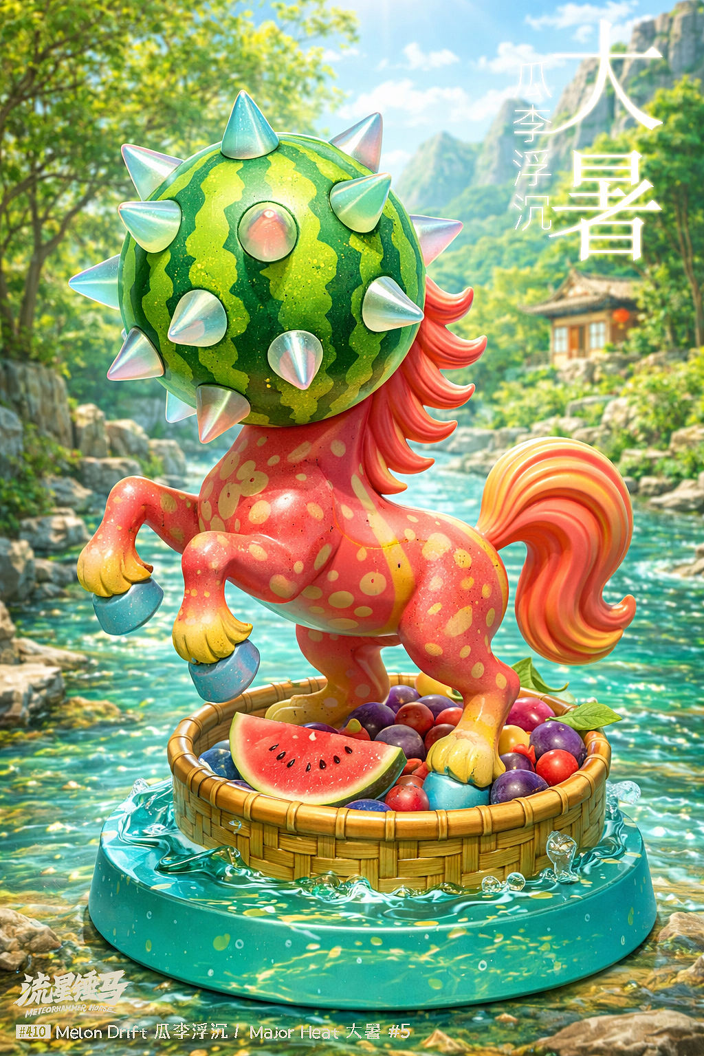流星锤马·大暑（图ZNDA5OTg5NDUy） - 单幅漫画 - 站酷设计师Gwemo鸡毛原创素材 - 站酷ZCOOL