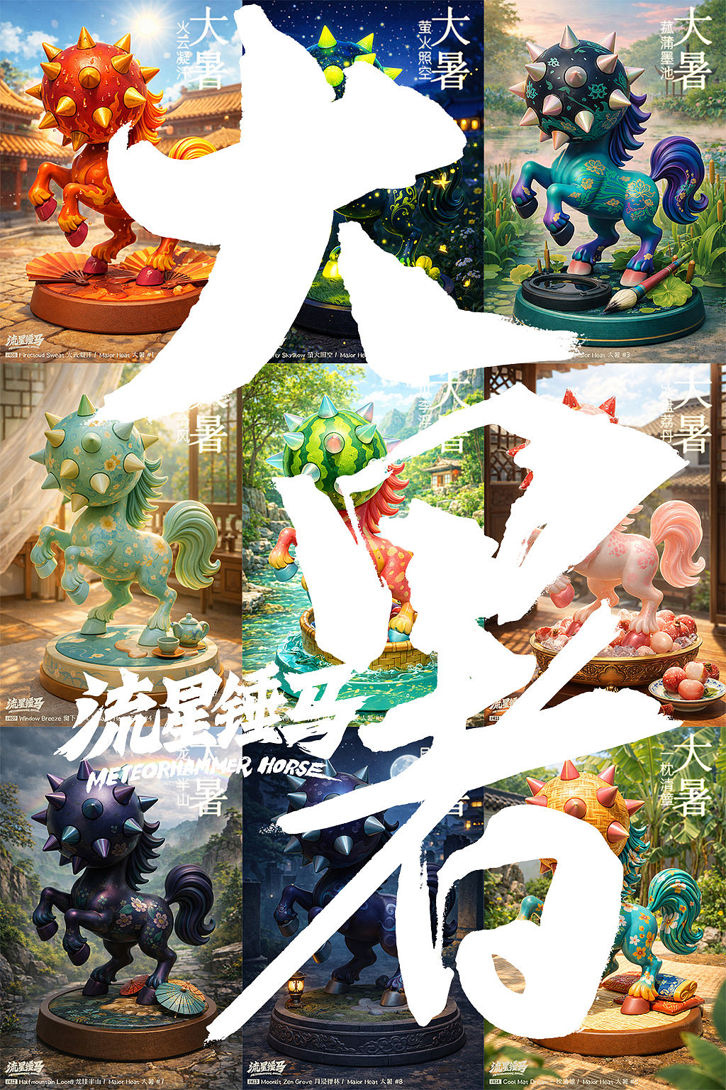 流星锤马·大暑（图ZNDA5OTg5NDMy） - 单幅漫画 - 站酷设计师Gwemo鸡毛原创素材 - 站酷ZCOOL