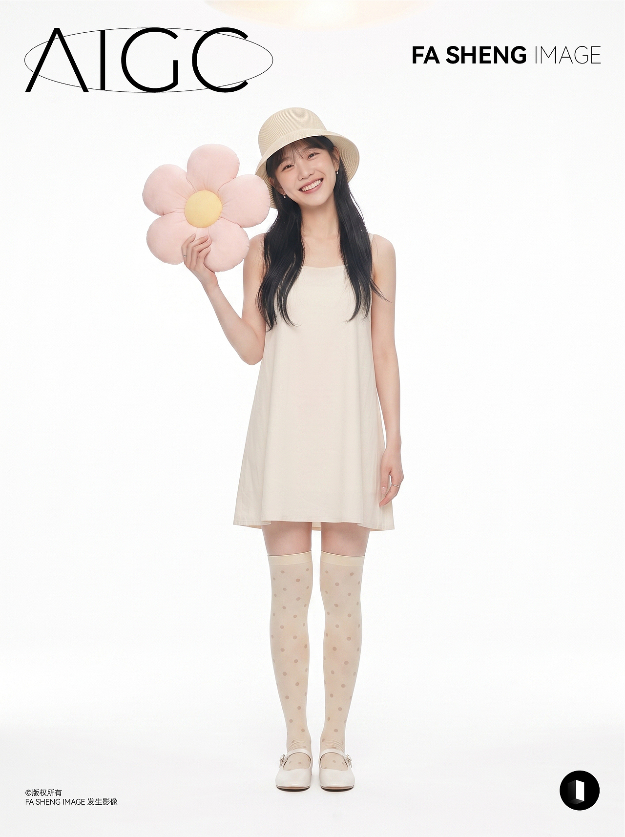 AI IMAGE / 花朵抱抱（图ZNDA5OTk3NDgw） - 人像摄影 - 站酷设计师发生影像原创素材 - 站酷ZCOOL