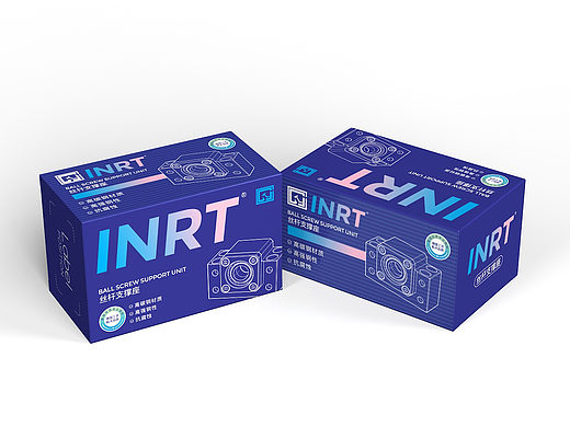 INRT 丝杆支撑座彩盒设计思路