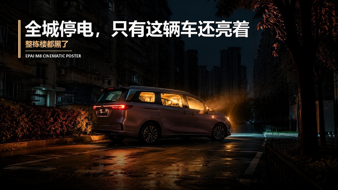 全城停电,只有这辆车还亮着(图ZNDEwMDA4MDI0) - AI作品 - 站酷设计师xixihaha13原创素材 - 站酷ZCOOL