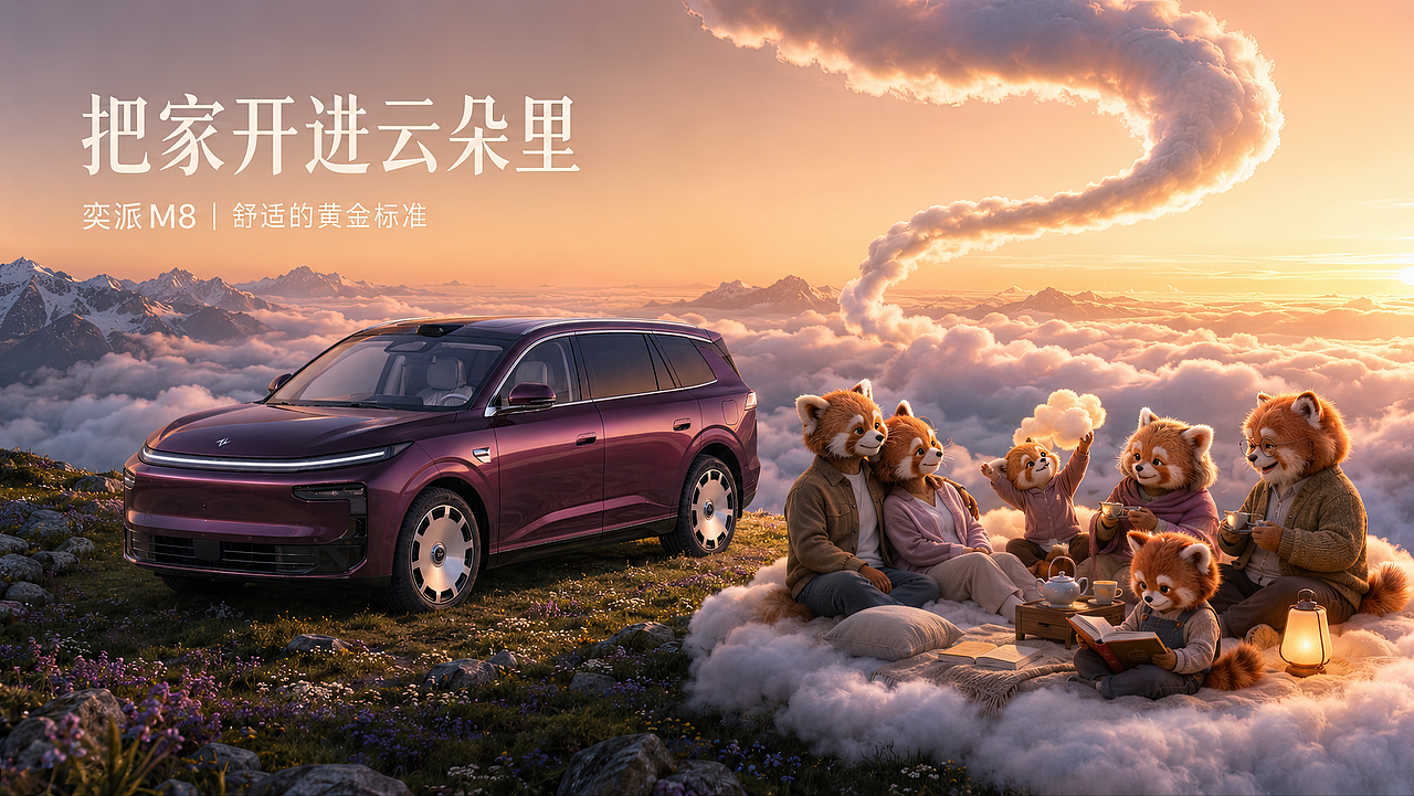《把家开进想象里》(图ZNDEwMDA5MjA0) - AI作品 - 站酷设计师田野_原创素材 - 站酷ZCOOL