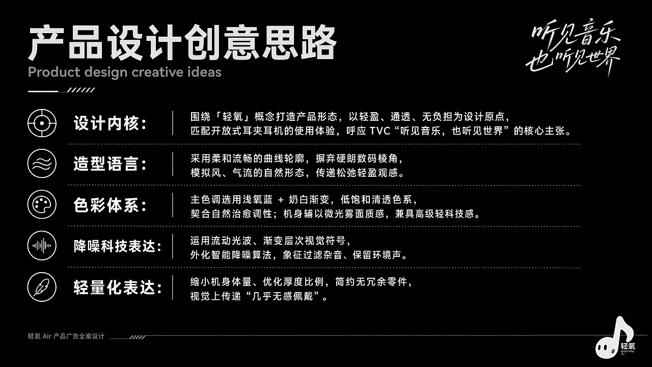 《轻氧 Air 开放式无线耳机》产品全案设计&TVC广告(图ZNDEwMDEzNjI0) - AI作品 - 站酷设计师小薛超人原创素材 - 站酷ZCOOL
