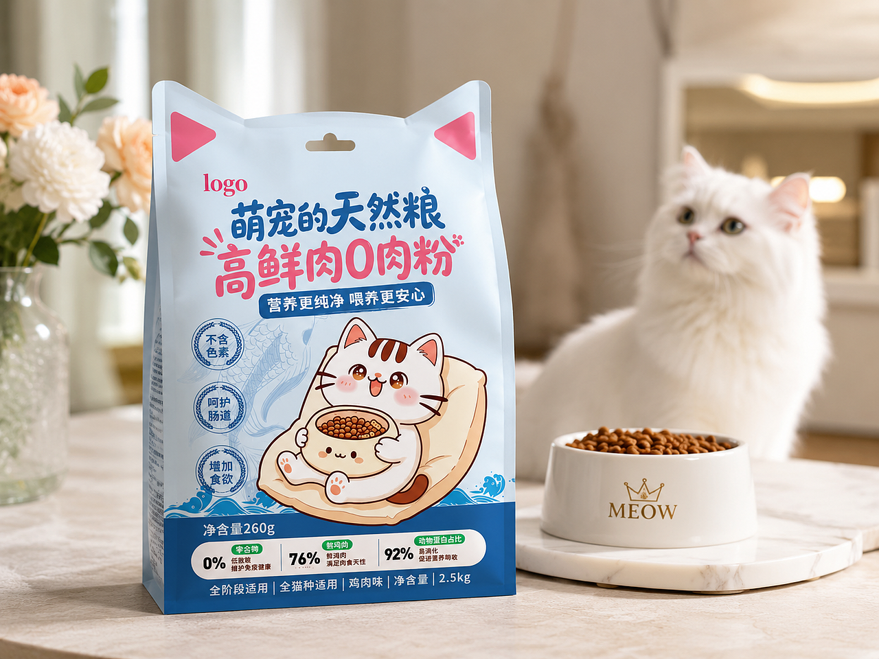 猫粮包装设计(图ZNDEwMDEyNDE2) - 包装 - 站酷设计师小乔设计师原创素材 - 站酷ZCOOL