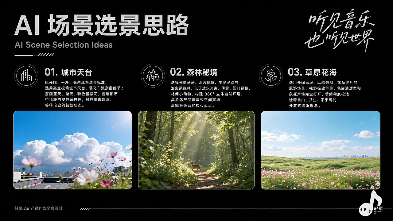 《轻氧 Air 开放式无线耳机》产品全案设计&TVC广告(图ZNDEwMDEzNjQw) - AI作品 - 站酷设计师小薛超人原创素材 - 站酷ZCOOL