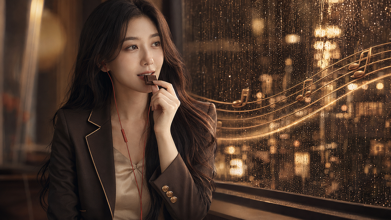 雨夜丝滑时刻 | 治愈系广告视觉（图ZNDEwMDEzODQ4） - 宣传片 - 站酷设计师SVEN星原创素材 - 站酷ZCOOL