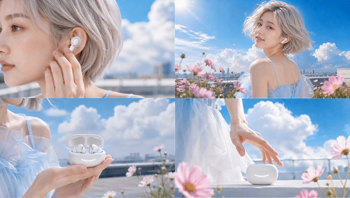 《轻氧 Air》无线蓝牙耳机|TVC广告片全案设计(图ZNDEwMDE4Nzky) - AI作品 - 站酷设计师SunnyOct原创素材 - 站酷ZCOOL