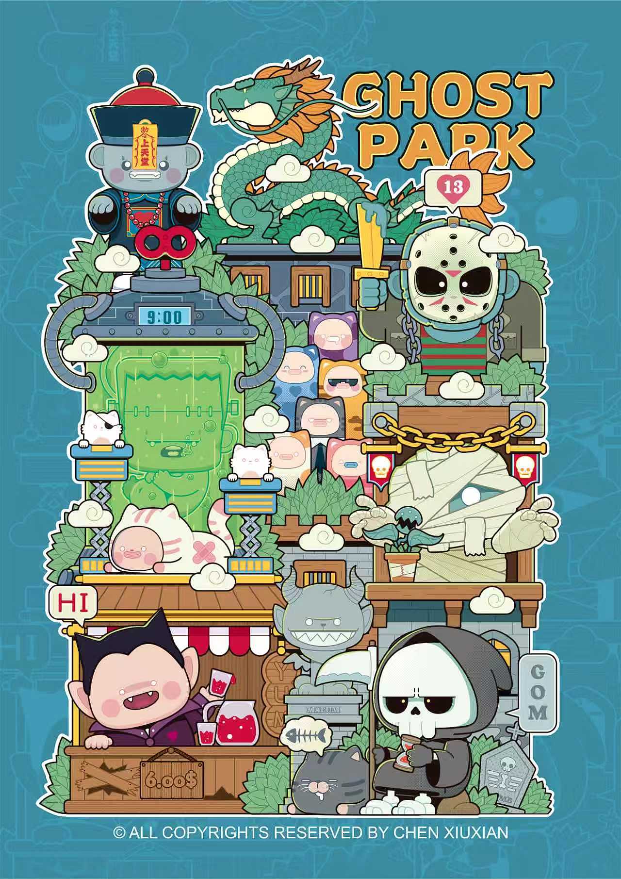 鬼怪乐园（图ZNDEwMDI3NTE2） - 其他 - 站酷设计师行者贤来原创素材 - 站酷ZCOOL
