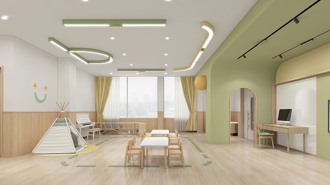 郧西县天河星辰幼儿园设计（图ZNDEwMDMxMjI0） - 建筑设计 - 站酷设计师幼儿园建筑设计原创素材 - 站酷ZCOOL