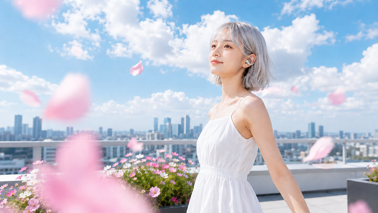 《听见风的形状》| 轻氧Air开放式耳夹耳机TVC广告(图ZNDEwMDMwNzYw) - AI作品 - 站酷设计师sinn_原创素材 - 站酷ZCOOL