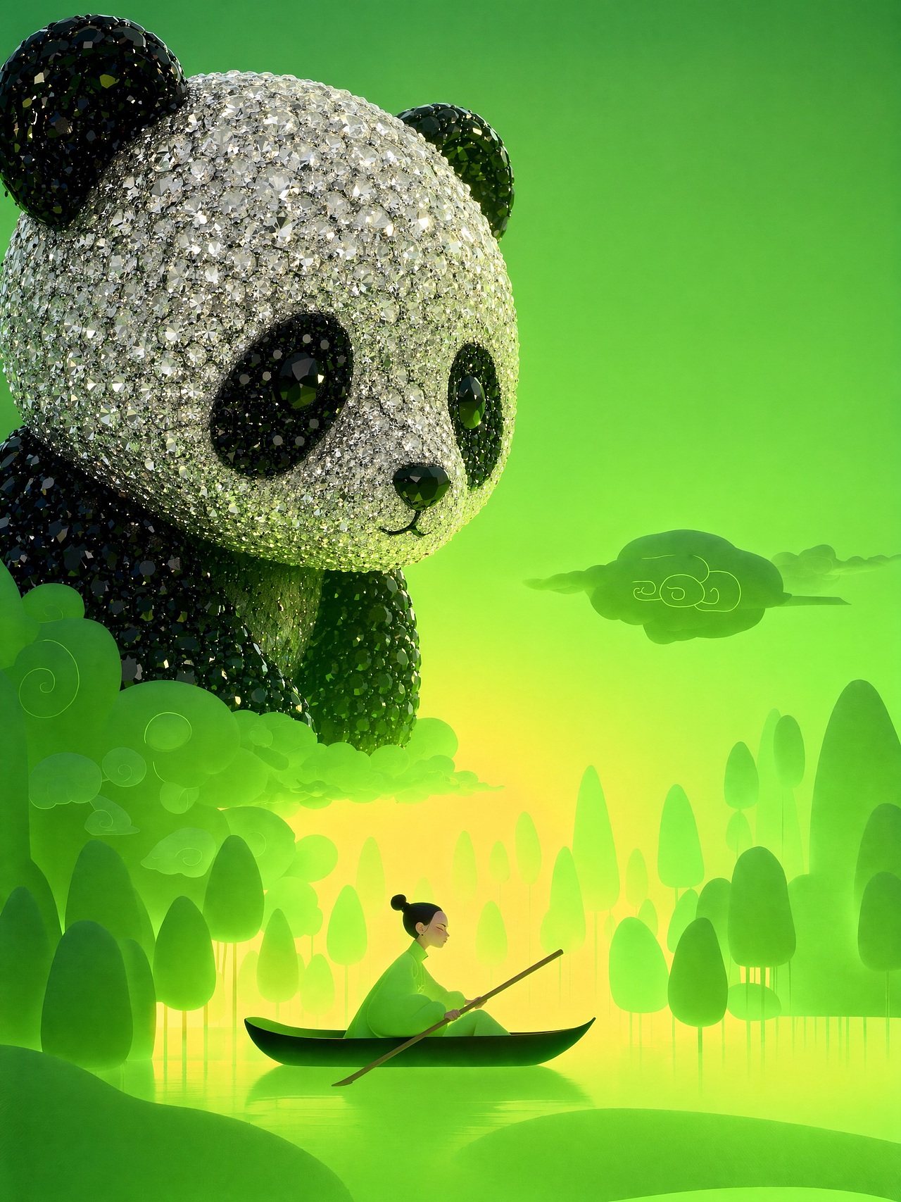 东方奇谭｜龙游端阳（图ZNDEwMDMyMDE2） - AI作品 - 站酷设计师映峰大叔原创素材 - 站酷ZCOOL